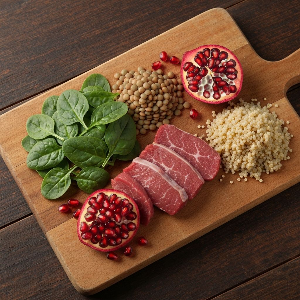 Eisenreiche Lebensmittel für Frauen